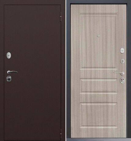 Входная дверь Command Doors Патриот медный антик 02 Белая Лиственница